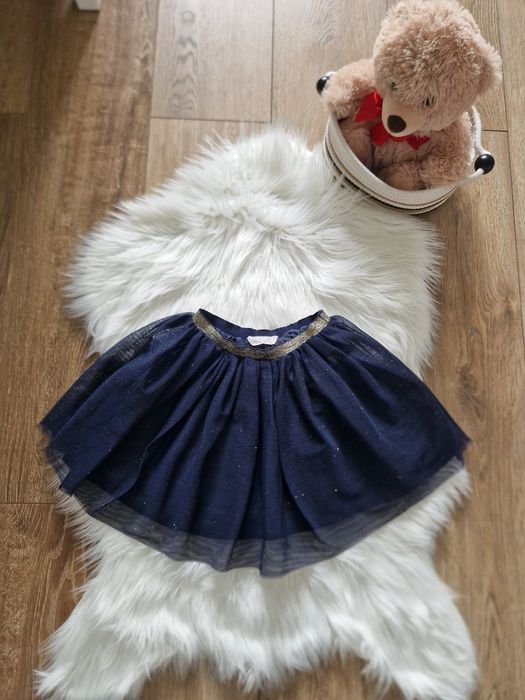 Spódniczka tiulowa granatowa  H&M r 110-116