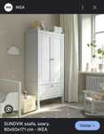 Roupeiro criança IKEA branco