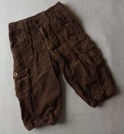 Велюровые коричневые штаны