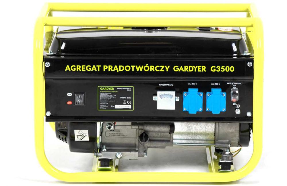 PROMOCJA!! Agregat prądotwórczy Gardyer G3.500 OSTATNIE SZTUKI !