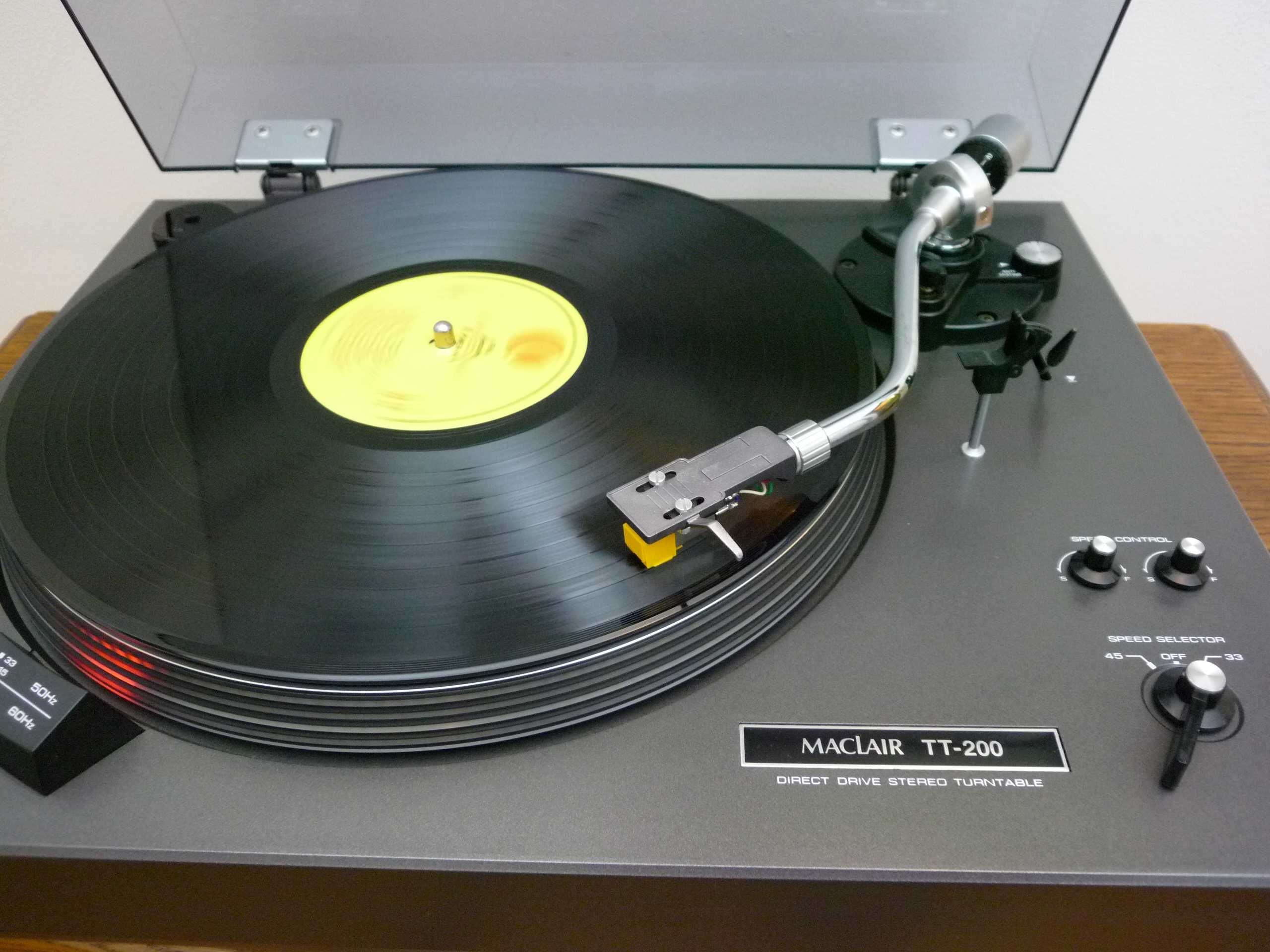 Gramofon MACLAIR TT-200 JAPAN Direct Drive st. idealny