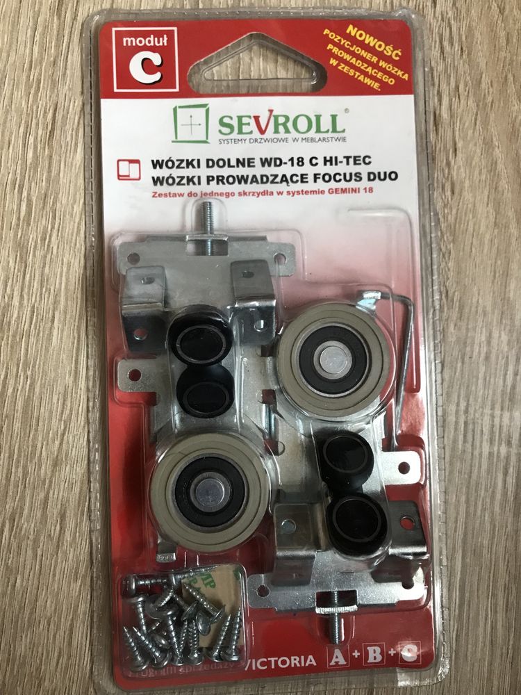 Severoll wózki dolne plus wózki powadzące