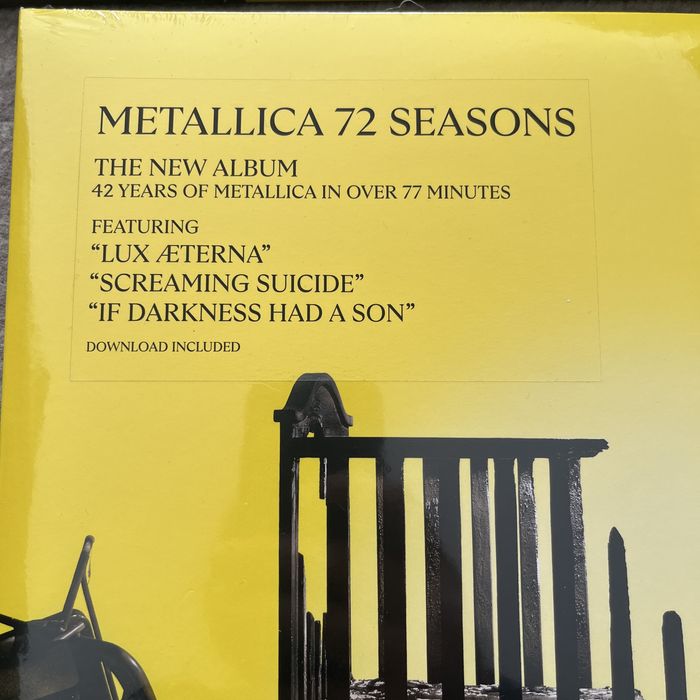 Três copias seladas de 72 Seasons dos Metallica - Raro