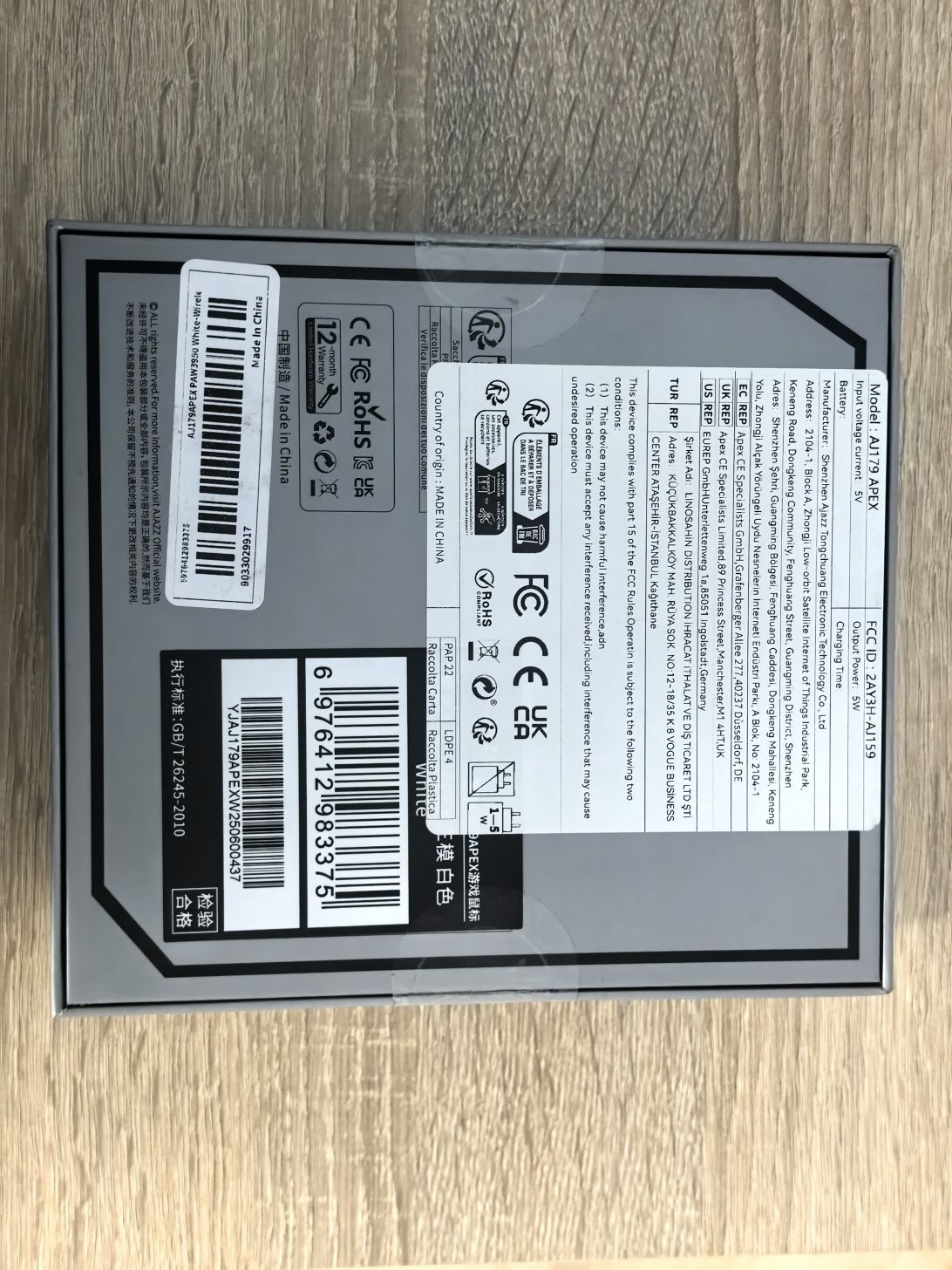 Mysz gamingowa Ajazz Aj179 APEX