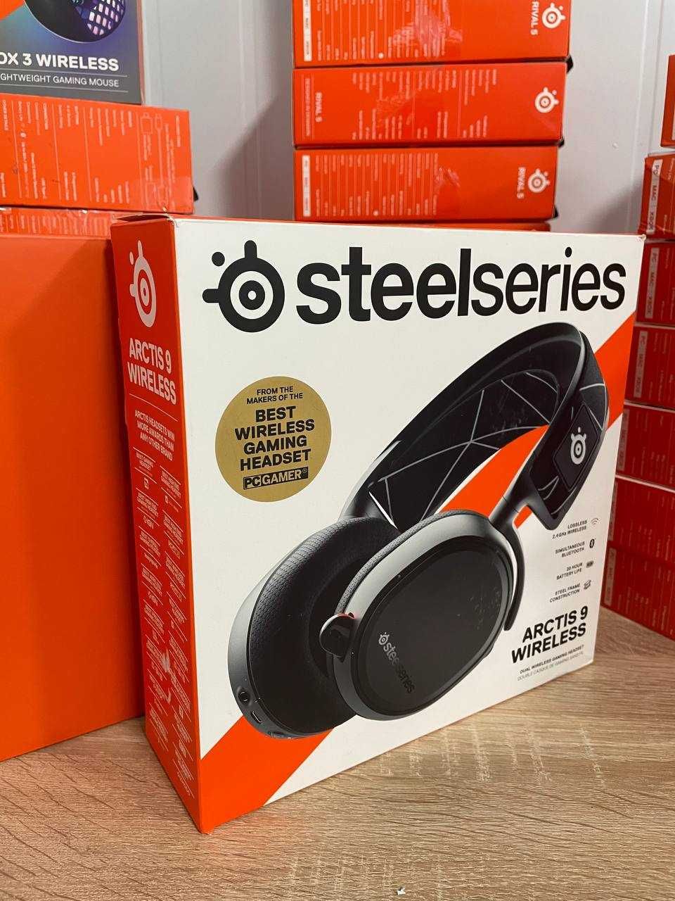 ПРОДАЖ ігрових навушників steelseries arctis 9 Wireless, black 61484