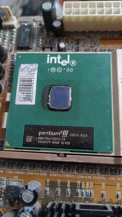 РАРИТЕТ Chaintech CT-6OIA3T (Socket 370) + Pentium III 800 Mhz