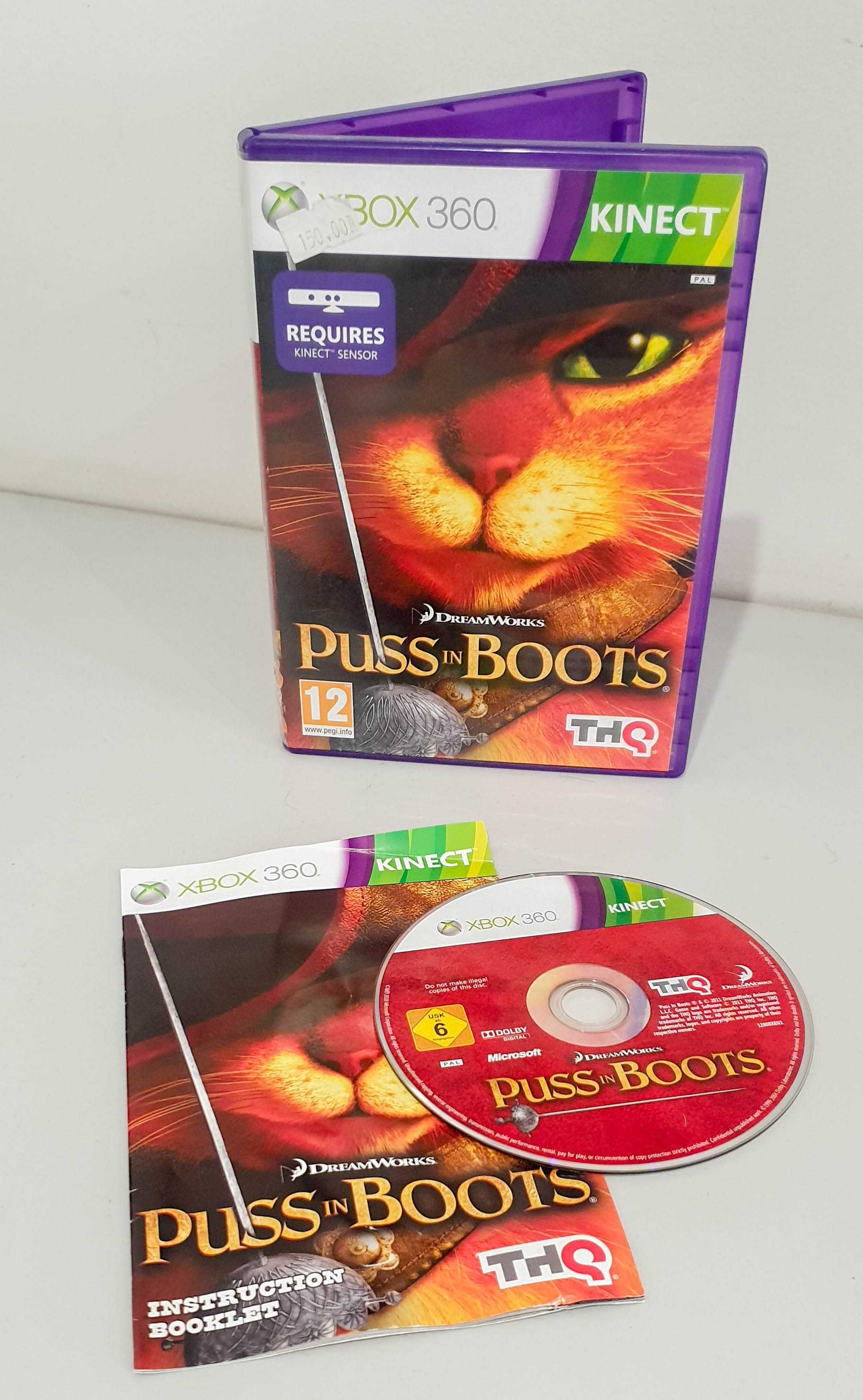 Gra Puss in Boots (Kot w butach) [KINECT] xBox 360
