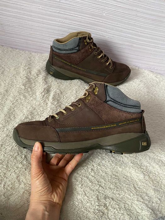 cat caterpillar мужские кожаные ботинки 44р 28,5см оригинал