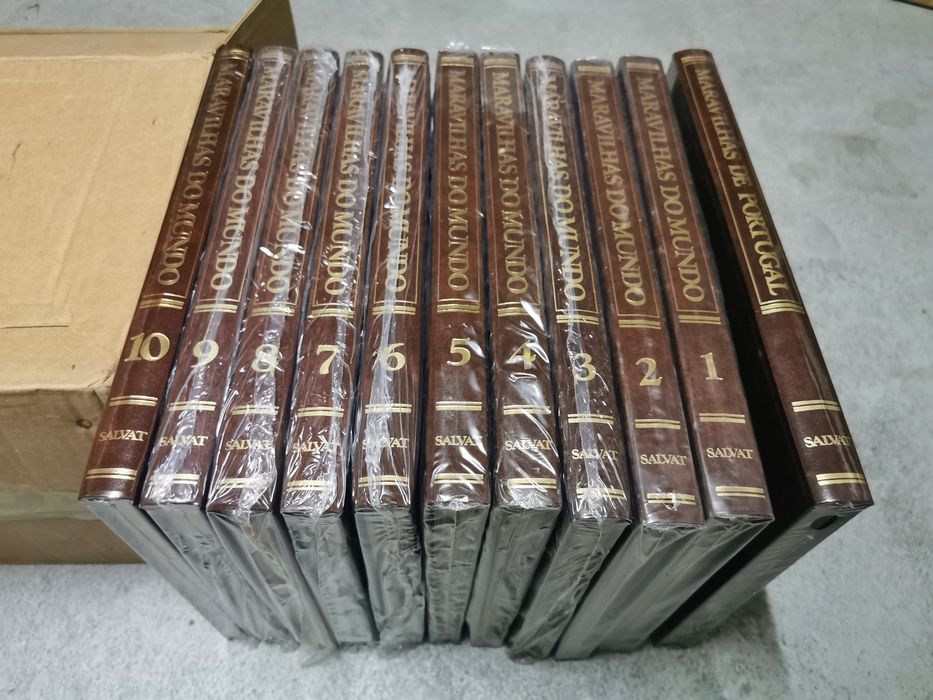 Maravilhas do mundo, 10 volumes + Maravilhas de Portugal