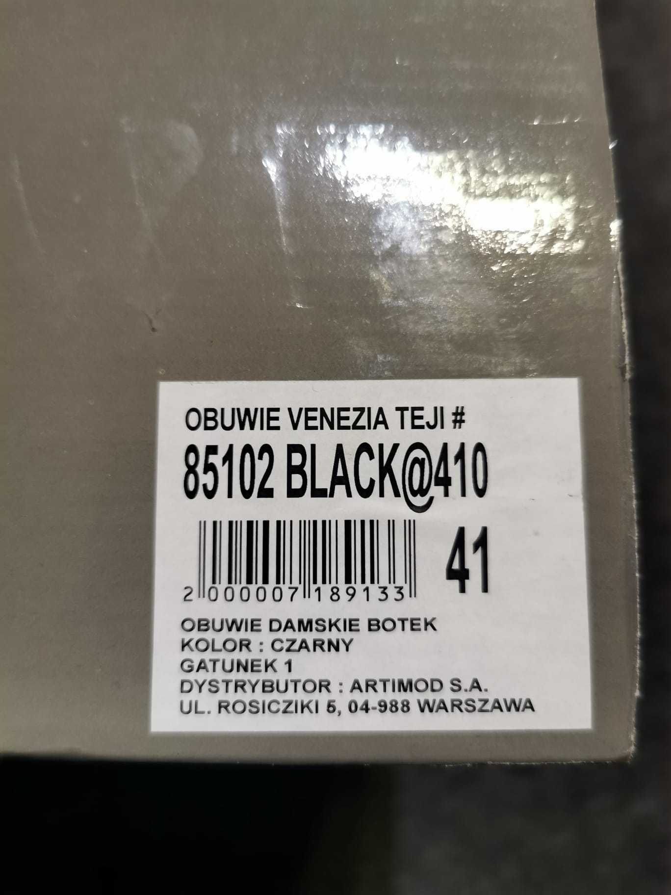Botki skórzane Venezia rozmiar 41