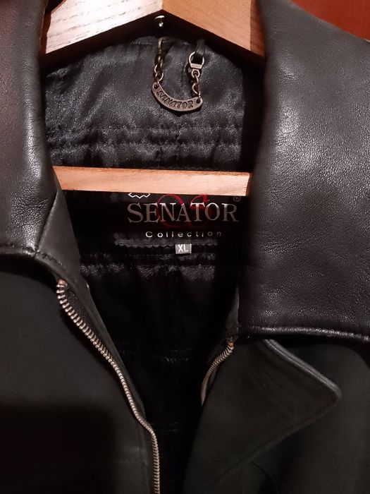 Кожаная куртка мужская senator xl