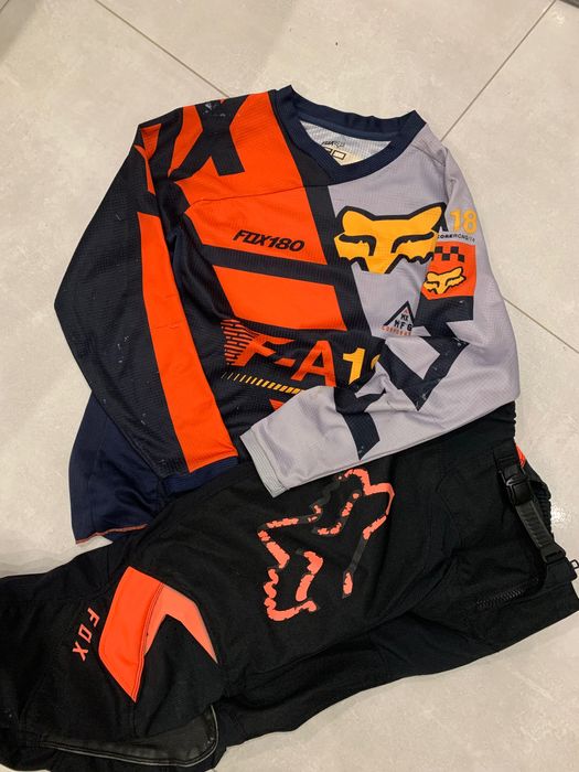 Komplet cross enduro dziecięcy 146cm Fox 180