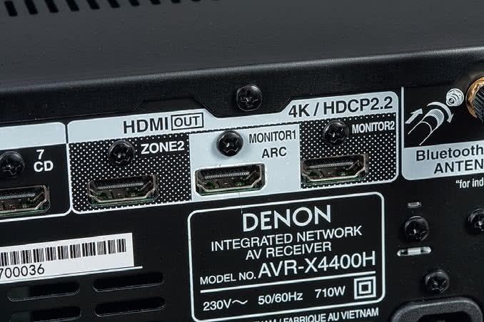 amplituner DENON AVR-X4400H HDMI ARC 4K ATMOS HDR WiFi Bluetooth