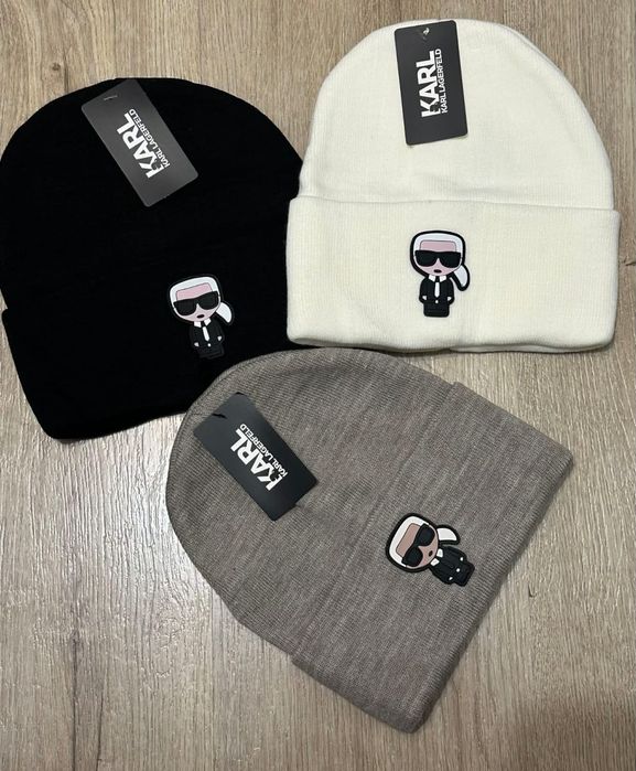 Nowe Czapki zimowe karl lagerfeld uniseks