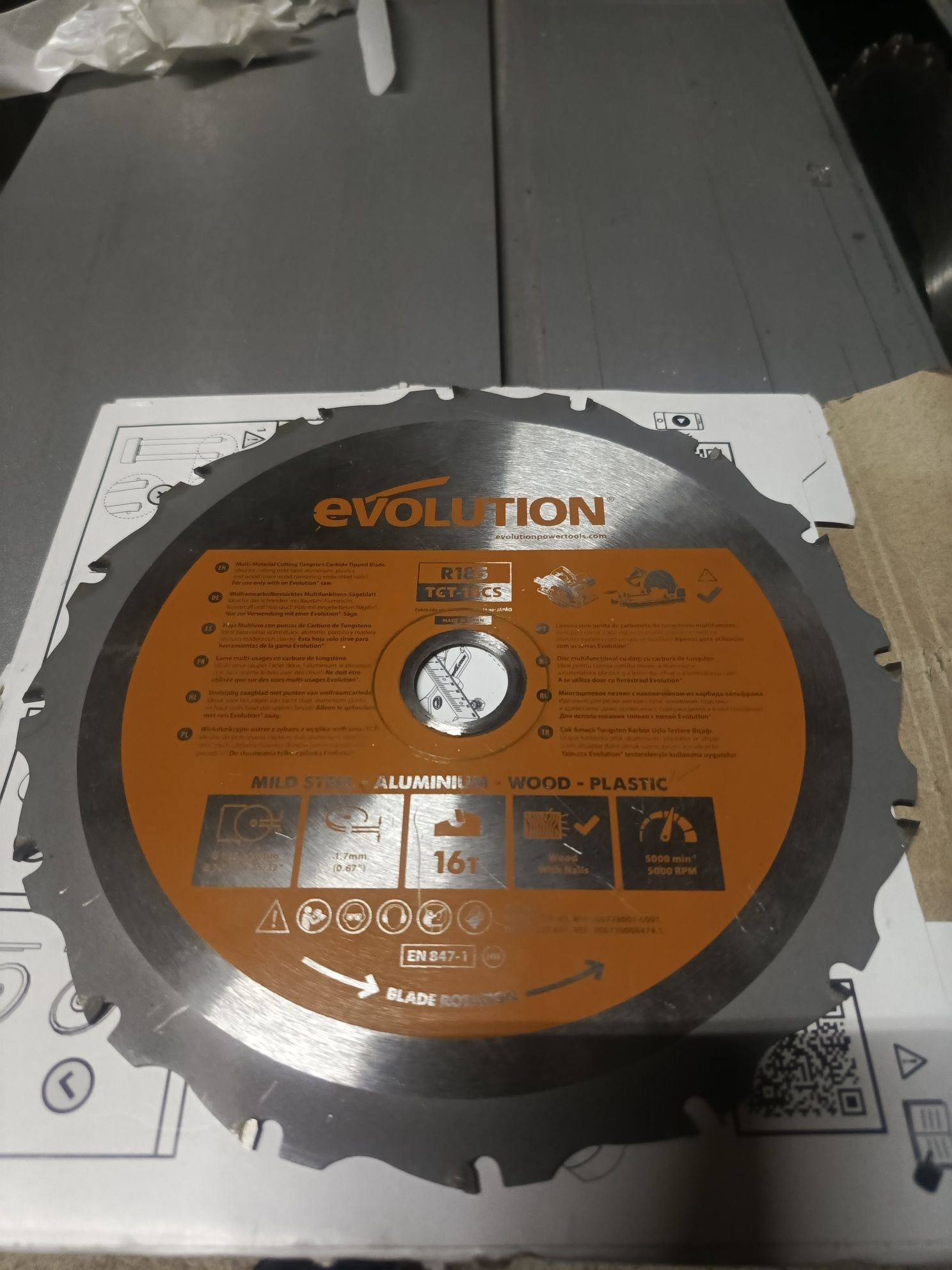 Powystawowa tarcza Evolution 185 mm