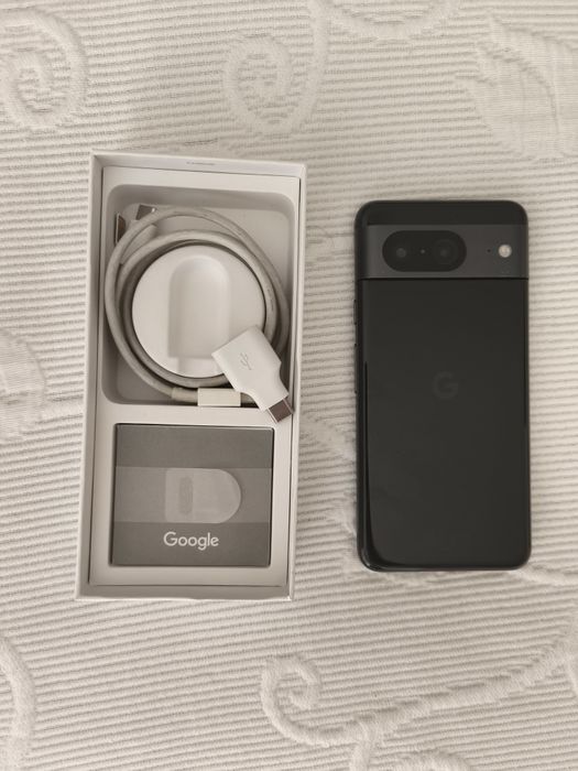 Pixel 8 Obsidian Black - impecável com garantia