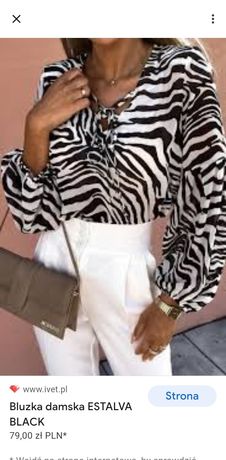 Bluza damska zebra