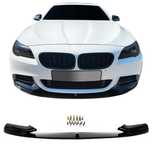 Aba Spoiler / Lip Frontal BMW F10 / F11 10-16 em preto piano brilhante M-Performance Look ABS