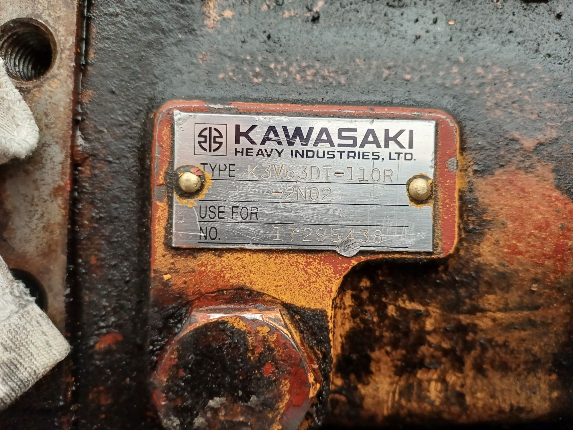 Pompa hydrauliczna kawasaki kawasaki typ K3V63DT-110 R-2NO2