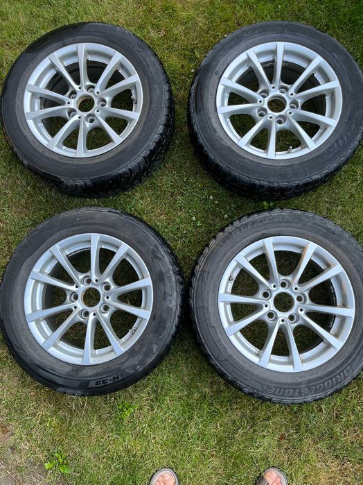 Alufelgi do BMW -3   V Spoke390- 16" mało używane z oponami zimowymi