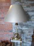 Szklana piękna lampa stojąca !