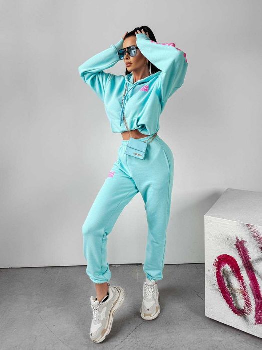 Komplet dresowy Emea O la voga błękit M