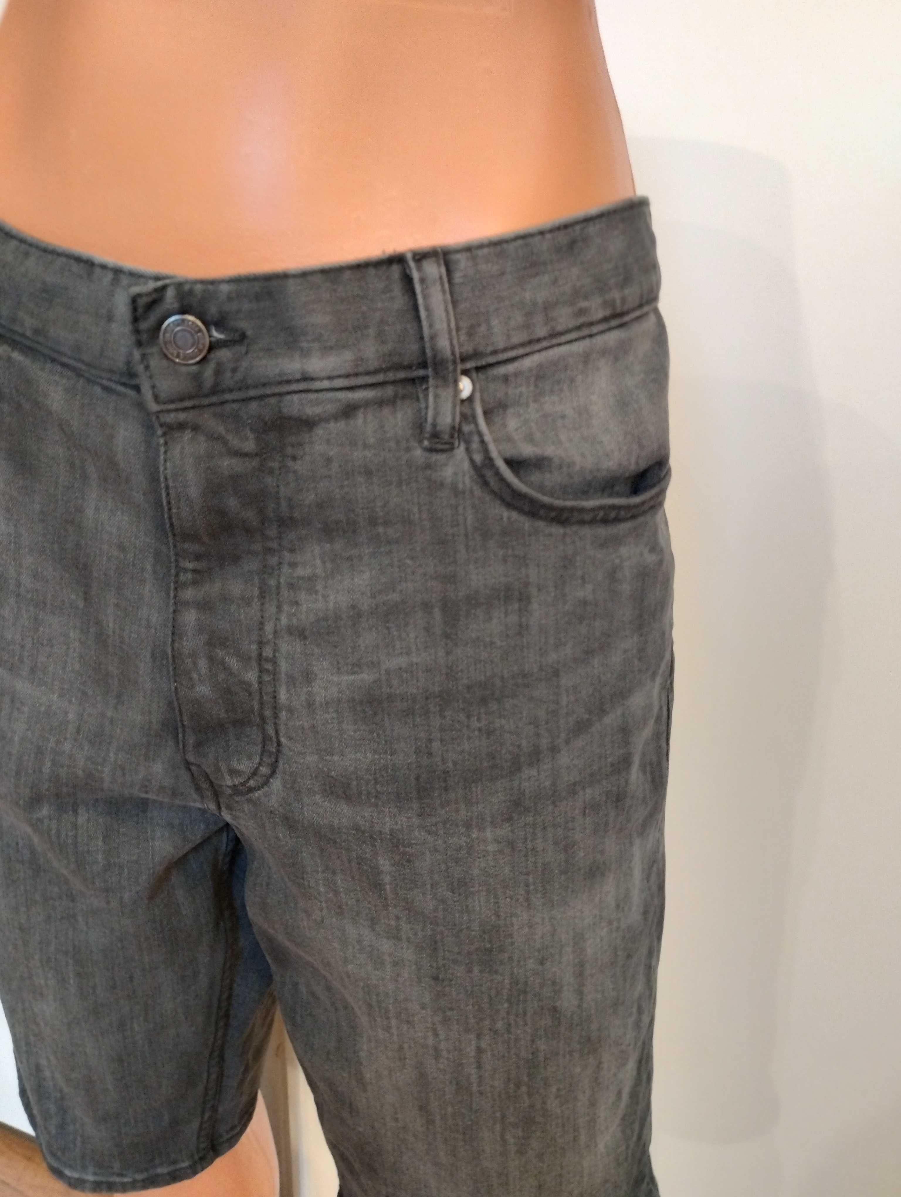 Spodenki męskie czarne H&M size 34 wzrost 175/86