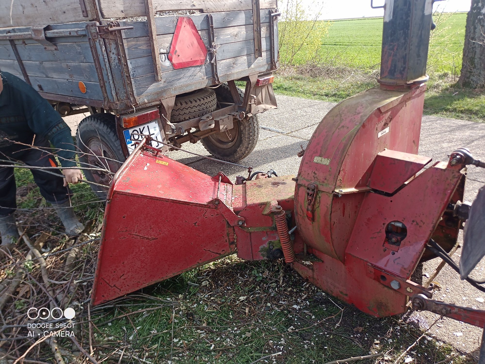 Rębak junkkari tarczowy dwa wałki wciągające