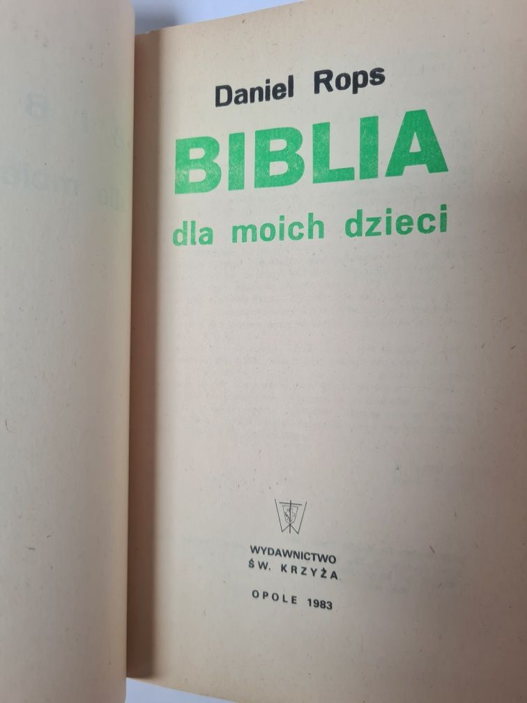 Biblia dla moich dzieci - Daniel Rops