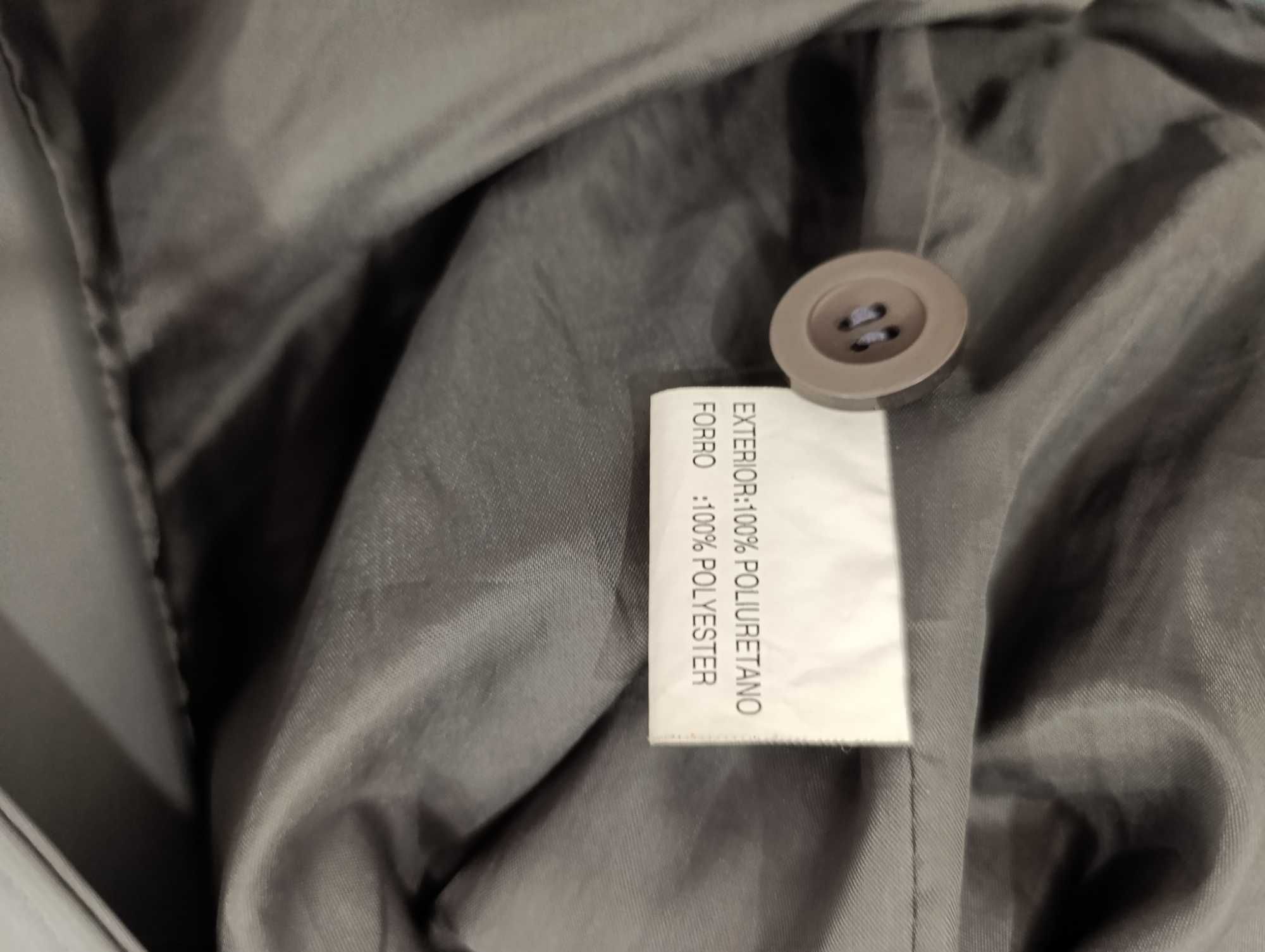 Gabardina impermeável estilo clássico