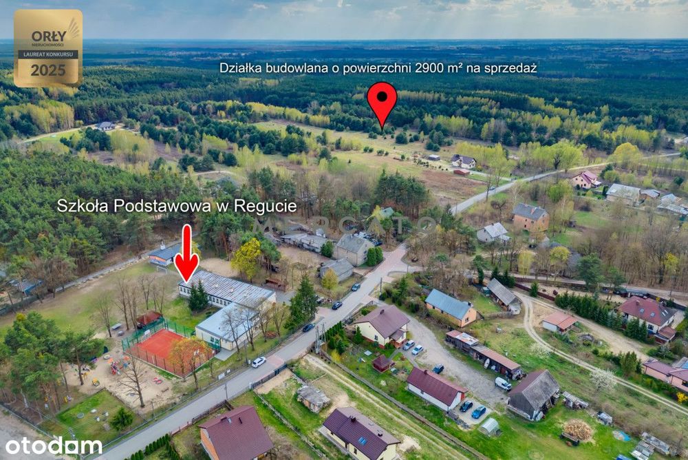 Działka Regut 2900 m2