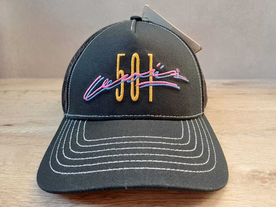 Czapka z daszkiem Levis 501 Dull Black uni