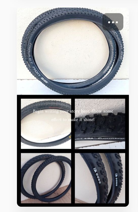 J-Bikes bicicletas usados Pneus 26 Maxxis/Michelin/Schwalbe/...