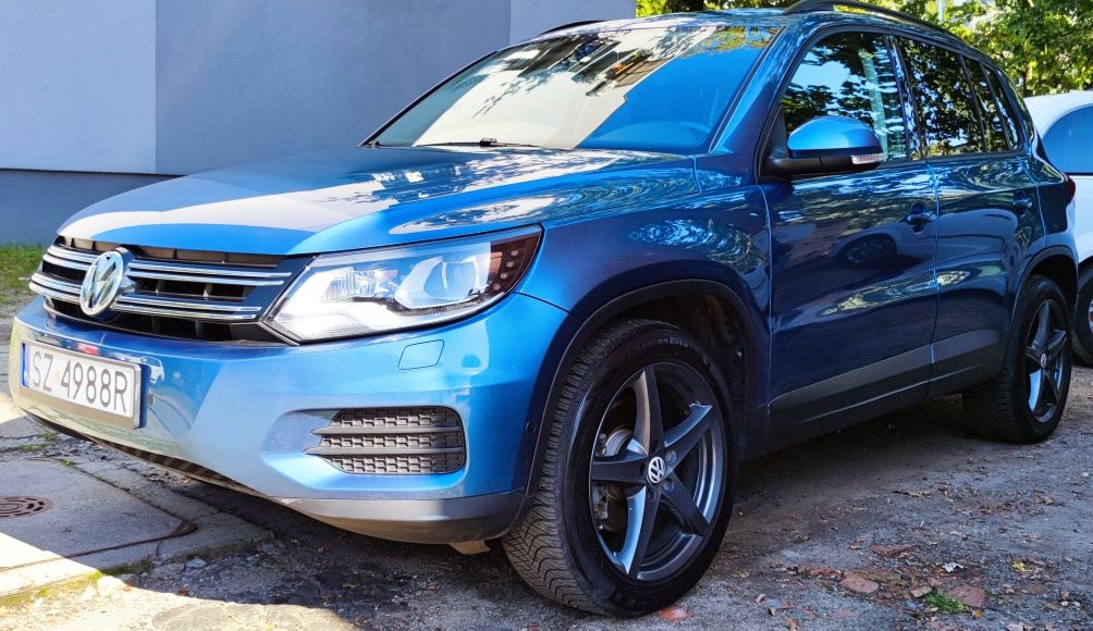 VW Tiguan 2017r. 2.0 Limited benzyna automat 4x4 wynajem najem długote
