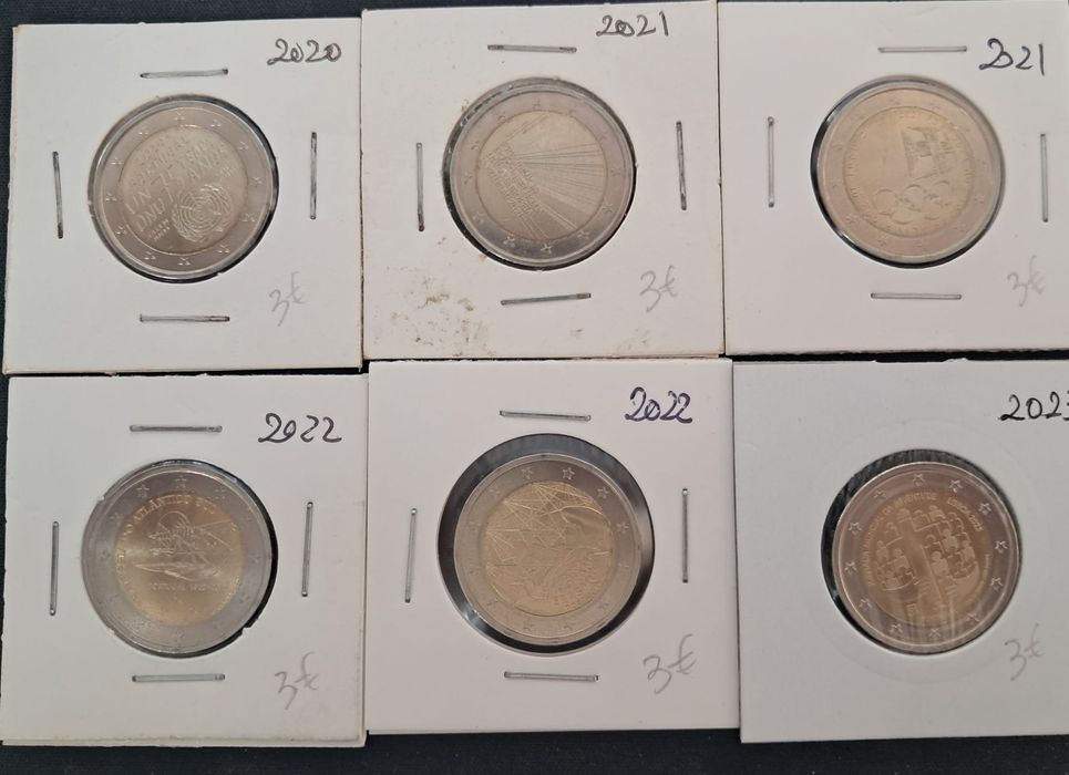 Portugal . Colecção completa das moedas de 2€