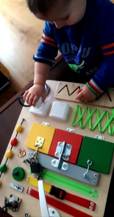 Nowa tablica manipulacyjna sensoryczna Montessori zabawka MarWerKids