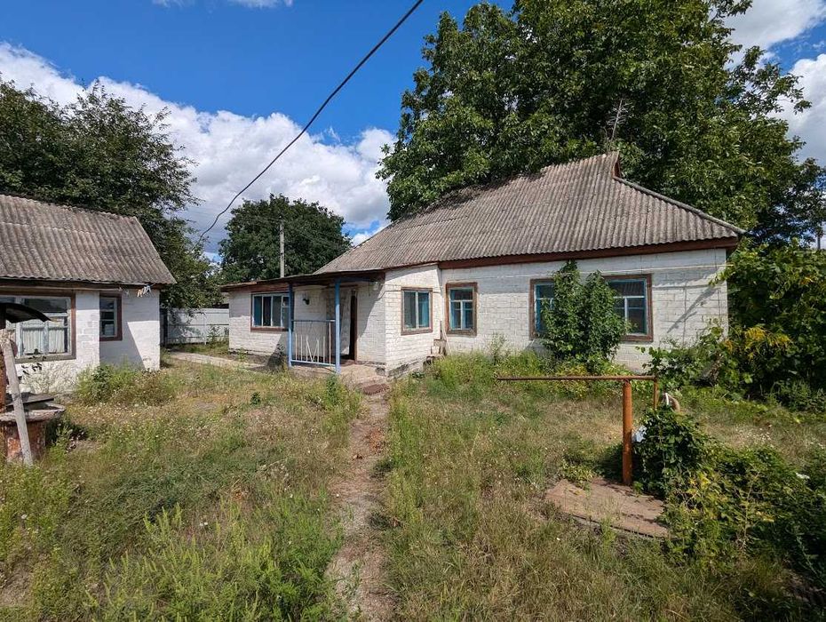 Будинок в Хацьках з великим гаражем-майстернею, є світло, газ та вода