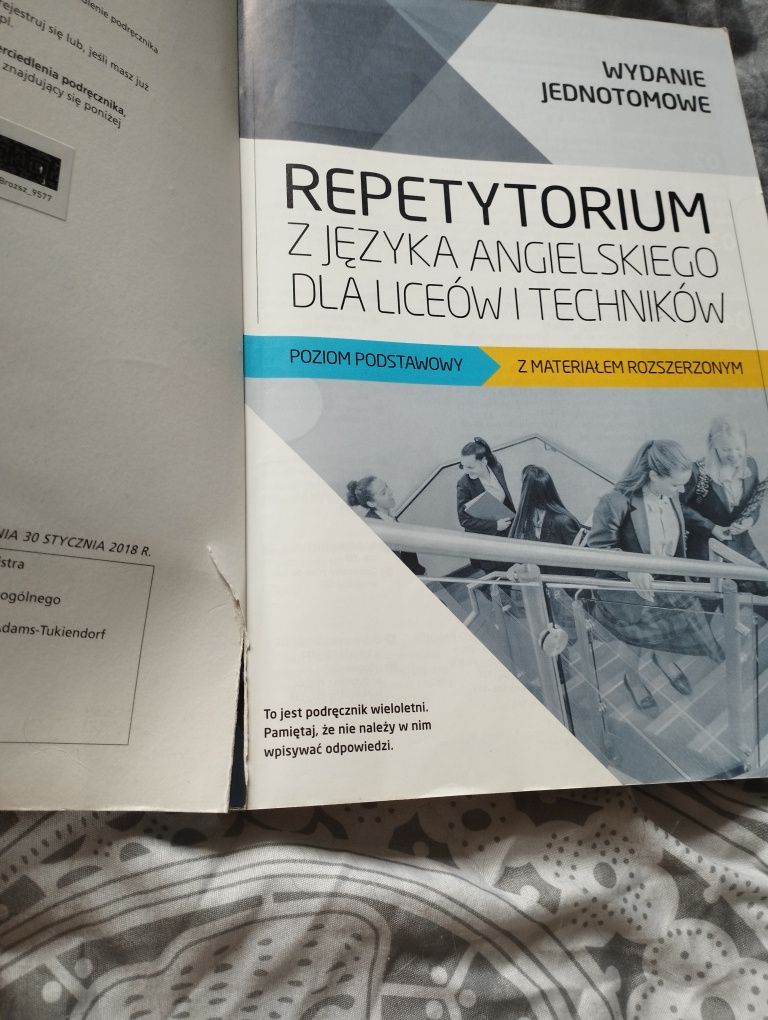 Repetytorium z języka angielskiego dla liceów i techników