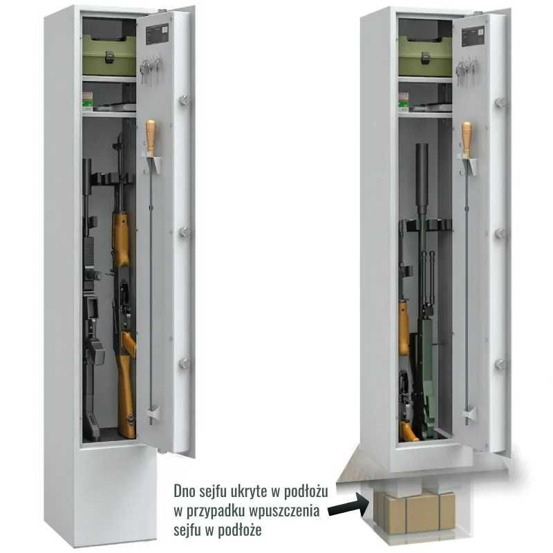 Szafa na broń Siegen IMP S1 Hide Box 500092.02  z zamkiem elektron.