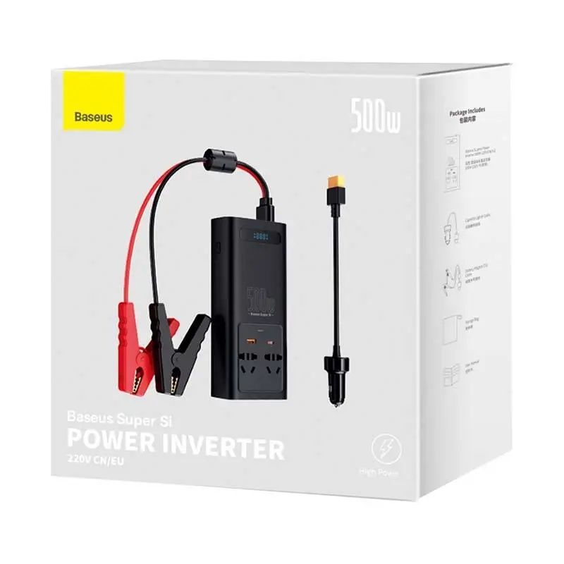 Перетворювач DC-AC Baseus Super Si Power 500W інвертер