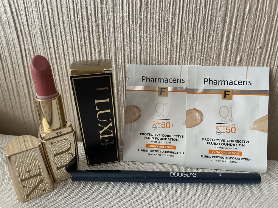 Tylko dziś zestaw 20 zl! Szminka Avon Luxe + wodoodp. kredka Intensity