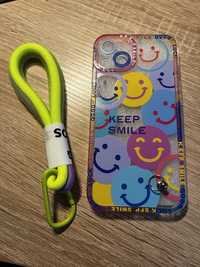 Etui ze smyczą IPhone 13 nowe Keep Smile
