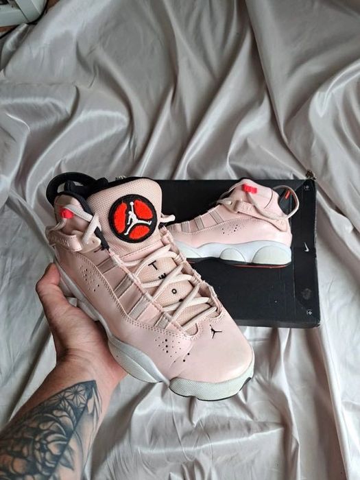 Nike air Jordan 6 Rings damskie jasny róż 37.5 skate hip hop