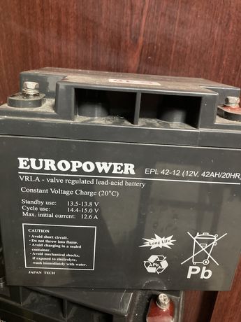 Akumulator AGM EPL 42-12 12V 42Ah UPS fotowoltaika