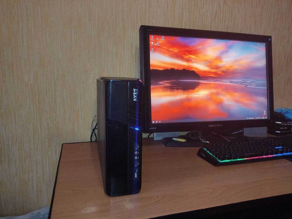 Компьютер Pentium GOLD G6405(4x4,1) LGA 1200,DDR4 8 Gb,SSD 120,HHD 500