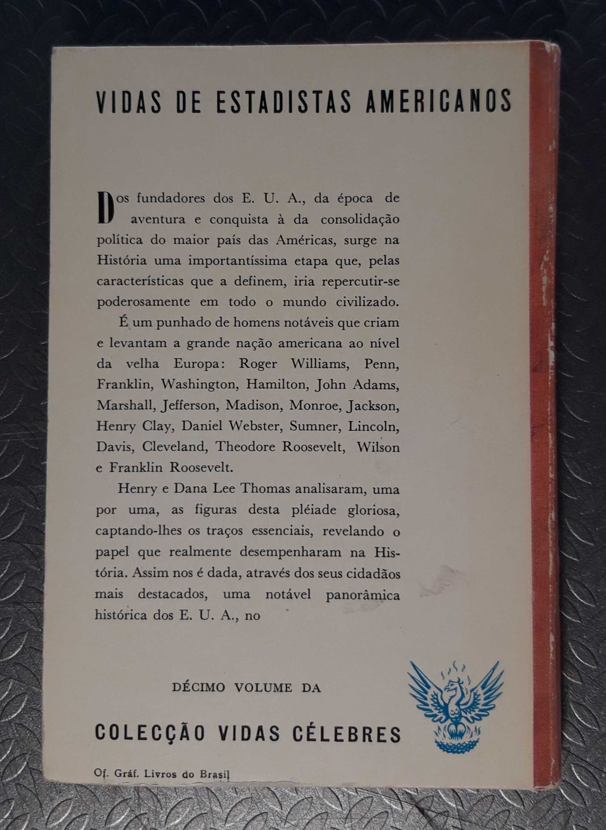 Livros Ref Cx B- H. Thomas e D. Lee Thomas - Vidas de Grandes Mulheres