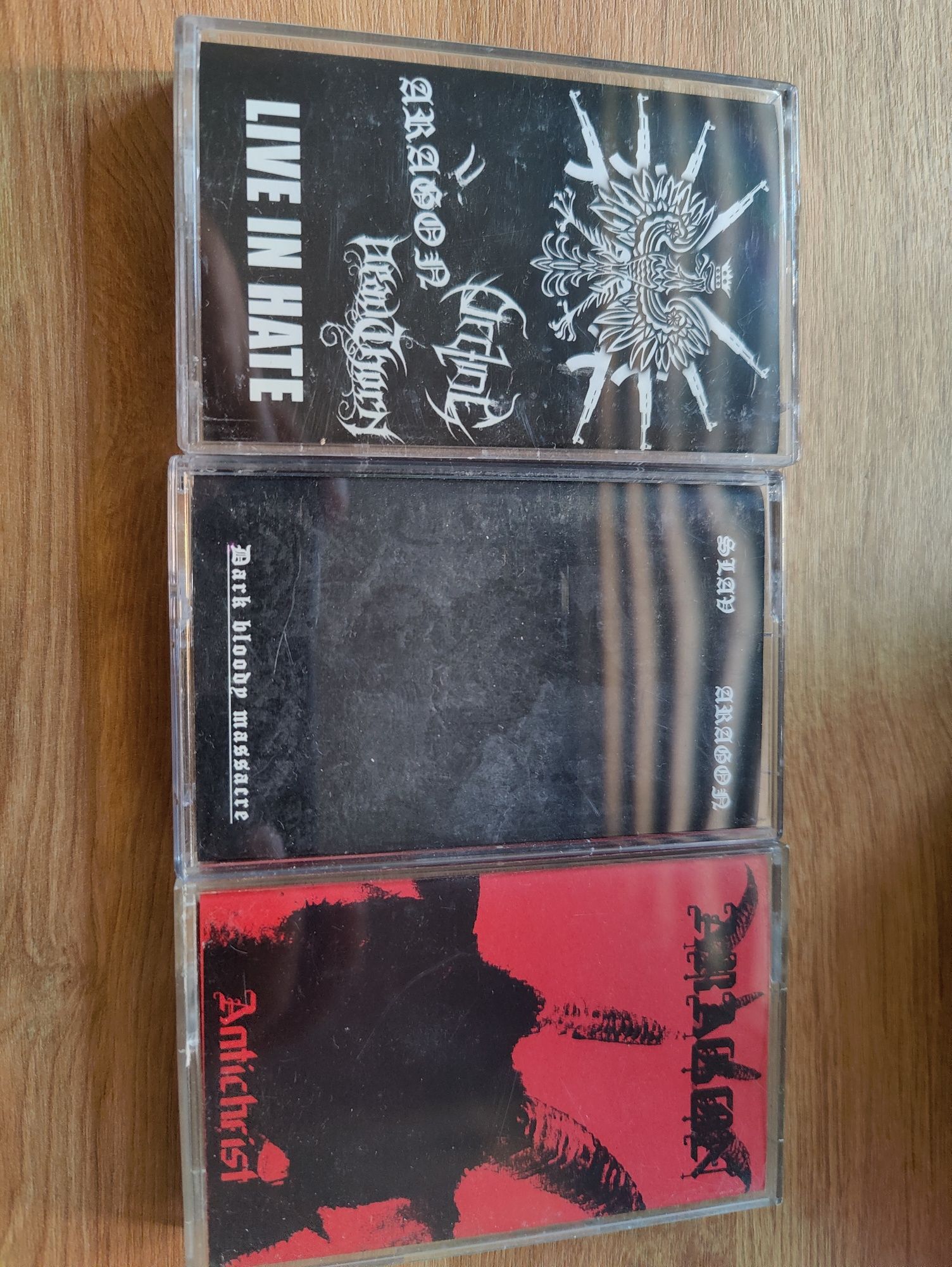 ARAGON kasety 3 szt black metal arkona