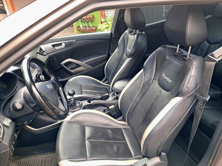Hyundai Veloster Turbo szary mat 1.6 LPG Navi