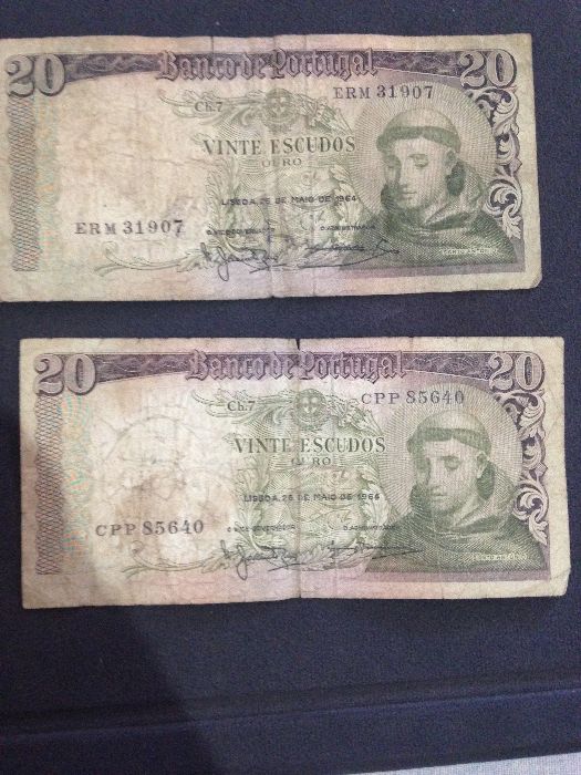 Nota de 20 escudos de 1964