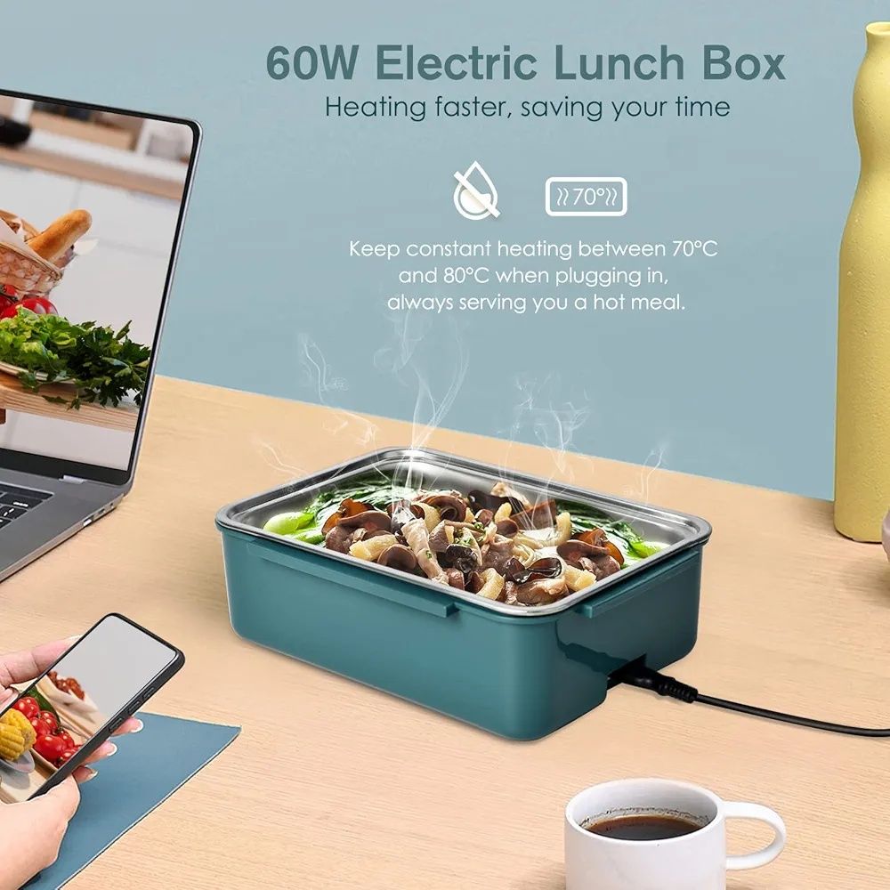 Elektrycznw pudełko lunch box 12v 220v aceyoon przenośne 1.8l 60w